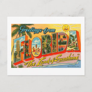 Cartes de Floride Vintage
