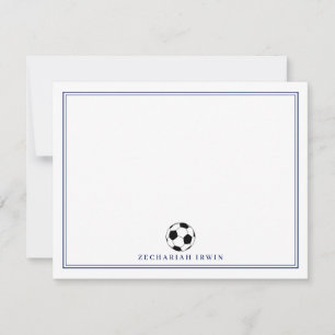 Cartes de foot personnalisées Papeterie de footbal