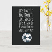 Cartes de football drôles Équipe de sport Enfants (Fleur jaune)