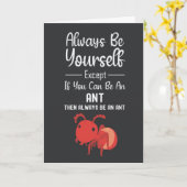 Cartes de fourmi mignonnes insecte bug dessin anim (Fleur jaune)