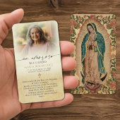 Cartes de funérailles espagnoles commémoratives de