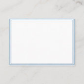 Cartes de garde encadrées bleu blanc (Dos)