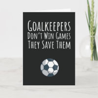 Cartes de Gardien de But de Football Joueur Gardie