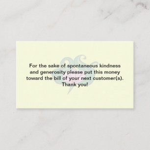 Cartes de générosité avec la fleur de bande