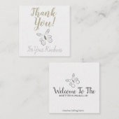 Cartes de gentillesse (Devant / Derrière)