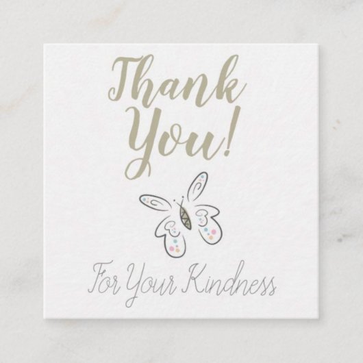 Cartes de gentillesse (Devant)