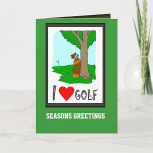 Cartes de golf, J'adore le golf