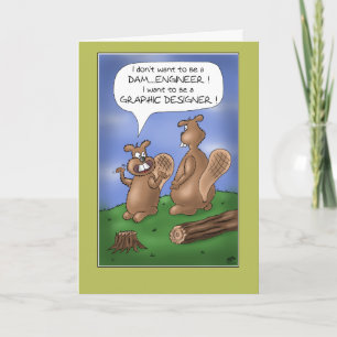 Cartes de graduation amusantes : Trouble Ado de ca