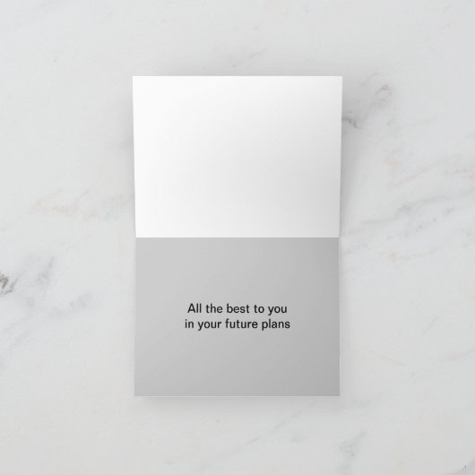 Cartes de Graduation Pingouin (Intérieur)