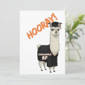 Cartes de Graduation Snarky & Cute - Llama & More! (Debout devant)