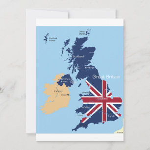 Cartes de Grande-Bretagne Invitations