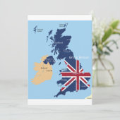 Cartes de Grande-Bretagne Invitations (Debout devant)