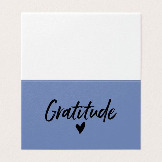 CARTES DE GRATITUDE (Outside Unfolded)