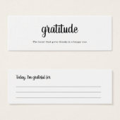 Cartes de gratitude pour votre pot de gratitude (Devant & derrière)