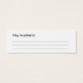 Cartes de gratitude pour votre pot de gratitude (Dos)