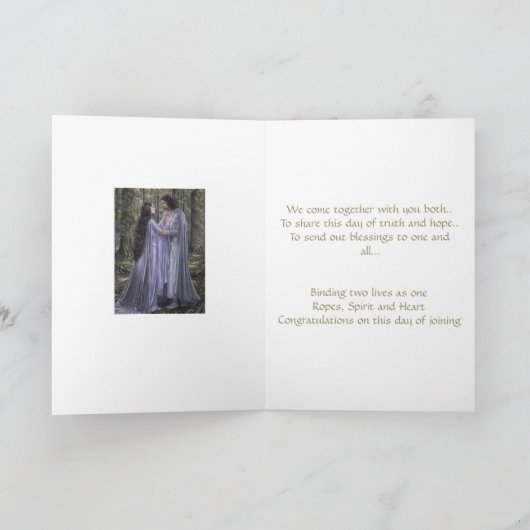 Cartes de Handfasting (Intérieur)