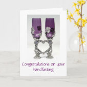 Cartes de Handfasting (Fleur jaune)