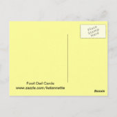 Cartes de hibou à plumes (Dos)