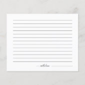 Cartes de Jar de Nuit de Date de Fête de Mariage d (Dos)