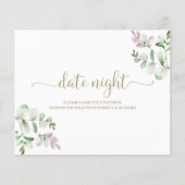 Cartes de Jar de Soirée de Date de Fiançailles de (Devant)
