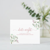 Cartes de Jar de Soirée de Date de Fiançailles de (Debout devant)