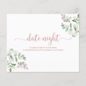 Cartes de Jar de Soirée de Date de Fiançailles de (Devant)