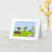 Cartes de jardinage de joyeux anniversaire, (Fleur jaune)