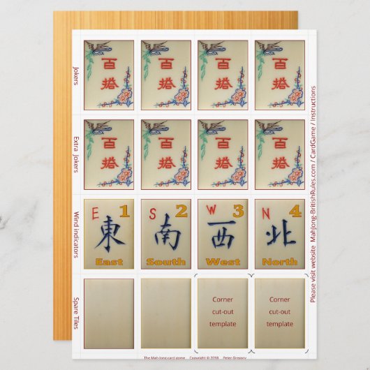 Cartes de jeu (10) - Jokers (Devant / Derrière)