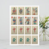 Cartes de jeu (1) - Fleurs, Saisons, Dragons (Debout devant)