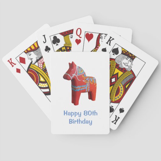 Cartes de jeu 80e anniversaire (dos)