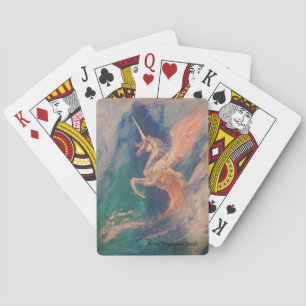 Cartes de jeu à ailes de nuage de Pegasus de