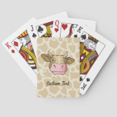 Cartes De Jeu À La Tête De Vache (dos)