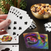 Cartes de jeu abstraites de couleur de déterminati (In Situ)