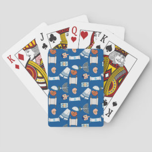 Cartes de jeu amusantes pour Hanukkah