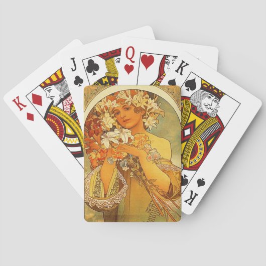 Cartes de jeu Art Nouveau (dos)