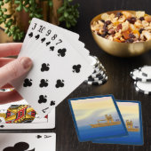 Cartes de jeu artistiques de danse d'océan (In Situ)