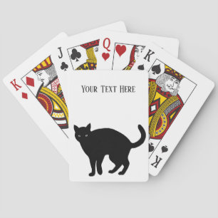 Cartes de jeu Black Cat