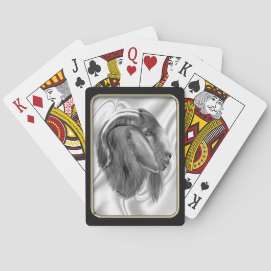 Cartes de jeu Boat Goat Black Frame Bicycle® (dos)