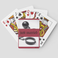 Cartes de jeu "boule et chaîne "
