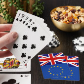 Cartes de jeu BRITANNIQUES de vote de brexit de (In Situ)