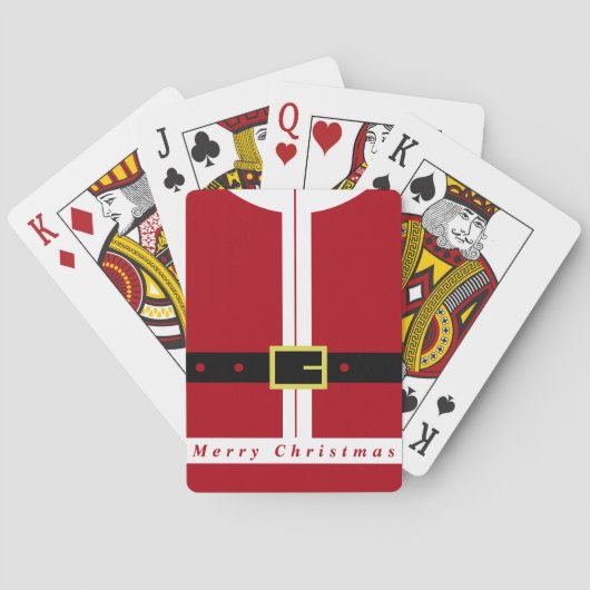 Cartes de jeu cadeau de Noël avec un design de Pèr (dos)