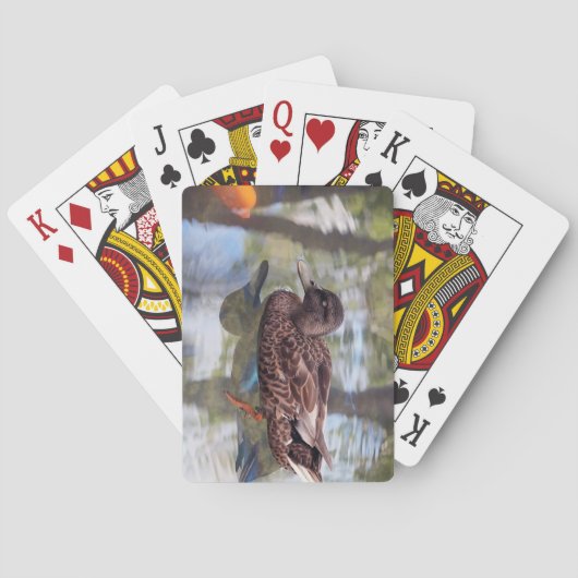 Cartes de jeu Canard & Poisson (dos)