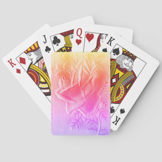 Cartes De Jeu Canasta Rose (dos)