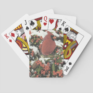 Cartes de jeu cardinales de vacances
