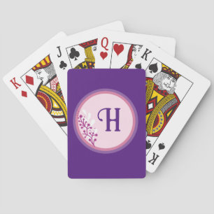 Cartes de Jeu Classique - Ajouter votre initiale