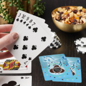Cartes de Jeu Classique Cheval Bleu (In Situ)