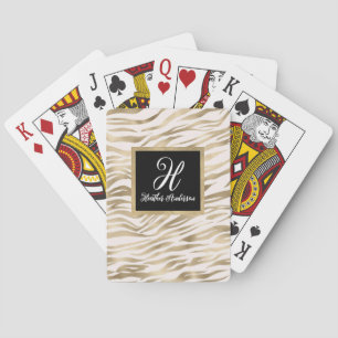 Cartes de Jeu Classique Monogramme