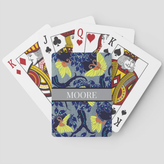 Cartes de jeu classique NOM PERSONNALISÉ CONCEPTIO (dos)