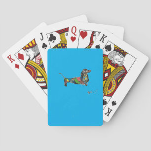 Cartes de jeu classiques avec Dachshund