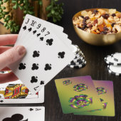 Cartes de jeu classiques de masque de mardi gras (In Situ)